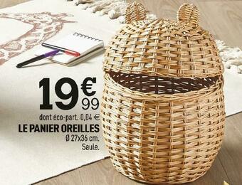 Centrakor Le panier oreilles offre
