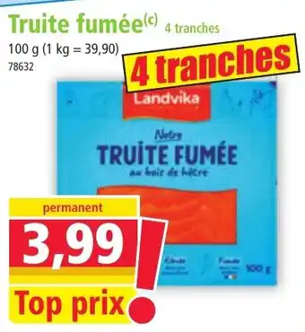 Norma Truite fumée offre