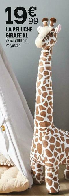 Centrakor La peluche girafe xl offre