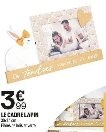 Centrakor Le cadre lapin offre