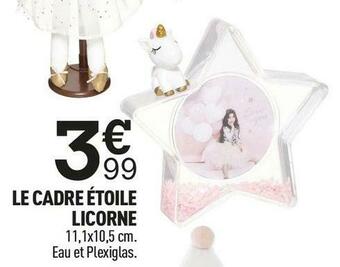 Centrakor Le cadre étoile licorne offre