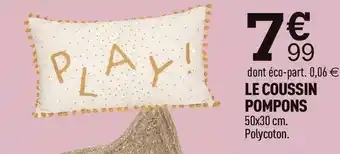 Centrakor Le coussin pompons offre