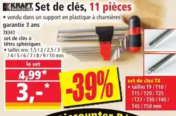 Norma KRAFT Set de clés offre