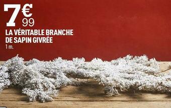 Centrakor La véritable branche de sapin givrée offre