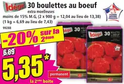 Norma Idege 30 boulettes au boeuf offre