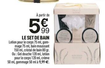 Centrakor Le set de bain offre