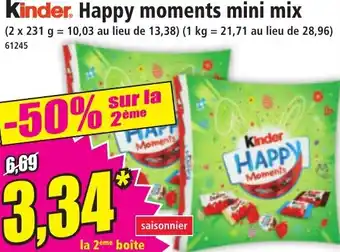 Norma Kinder. Happy moments mini mix offre