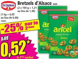 Norma Dr Oetker Bretzels d'Alsace mini offre