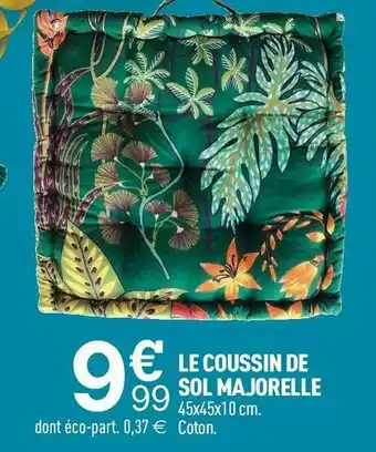Le coussin de sol majorelle