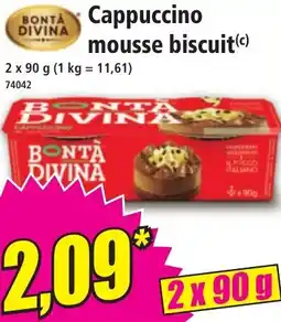 Norma BONTA DIVINA Cappuccino mousse biscuit offre