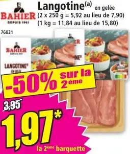 Norma BAHIER Langotine offre