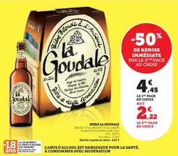 Super U Biere la goudale offre