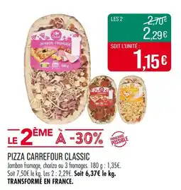 Match Carrefour Classic Pizza offre