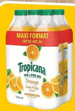 Match Tropicana Pur jus de fruits offre