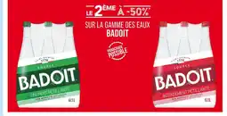 Match Badoit Le 2ème à -50% sur la gamme des eaux Badoit offre