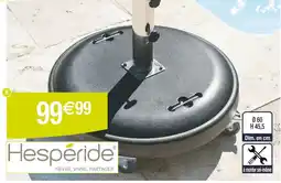 Carrefour Hespéride Pied de parasol Pimano en béton 50 kg offre