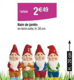 Carrefour Nain de jardin offre