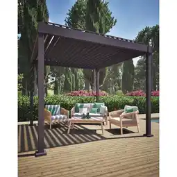 Carrefour Pergola bioclimatique 3x3 Toscana offre