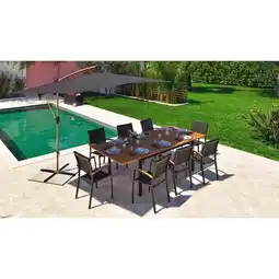 Carrefour HYBA Table extensible Gaya offre