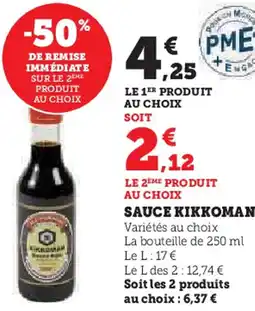 Super U Sauce kikkoman offre