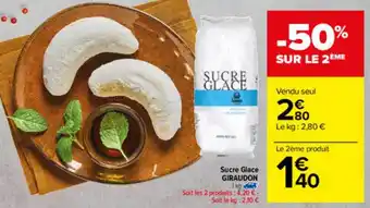 Carrefour Market Sucre Glace Giraudon offre