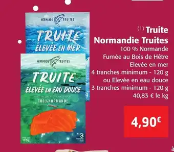 Colruyt Truite Normandie Truites offre