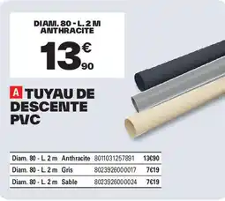 Brico Dépôt Tuyau de descente pvc offre