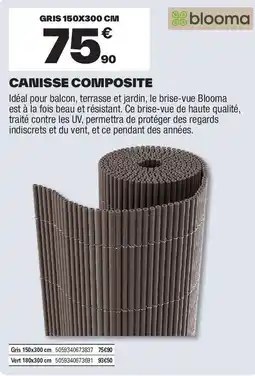 Brico Dépôt Canisse composite offre