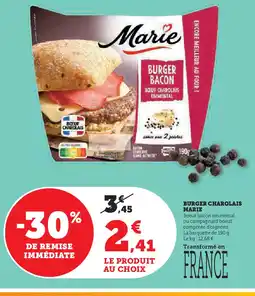 U Express MARIE Burger charolais offre