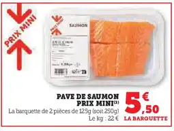 U Express Pave de saumon offre