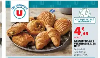 U Express Assortiment viennoiseries offre