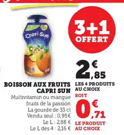 U Express CAPRI SUN Boisson aux fruits offre