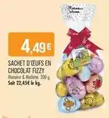 Match Fizzy - sachet d'œufs en chocolat offre