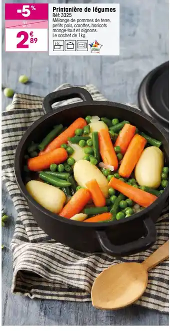 Croque Gel Printanière de légumes offre