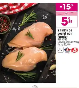 Croque Gel 2 filets de poulet noir fermier offre