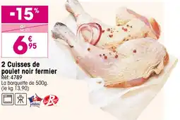 Croque Gel 2 Cuisses de poulet noir fermier offre