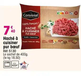 Croque Gel Haché à cuisiner pur bœuf offre