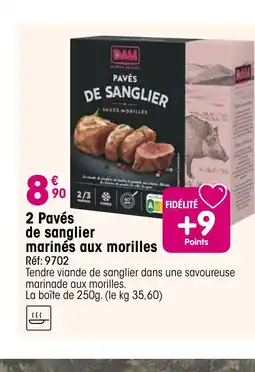 Croque Gel 2 Pavés de sanglier offre