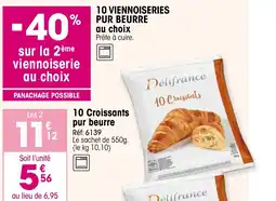 Croque Gel 10 Croissants pur beurre offre