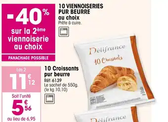 Croque Gel 10 Croissants pur beurre offre