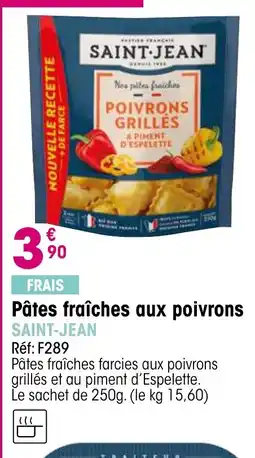 Croque Gel Pâtes fraîches aux poivrons offre