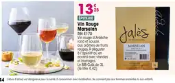 Croque Gel Vin rouge Marselan offre