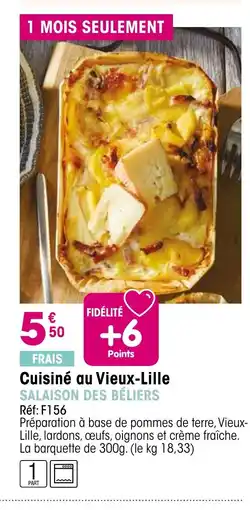 Croque Gel Cuisiné au Vieux-Lille offre