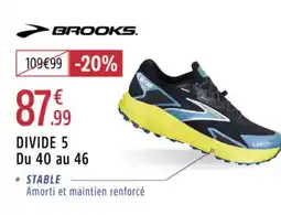 Intersport BROOKS Divide offre