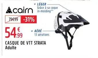 Intersport Casque de vtt strata adulte offre