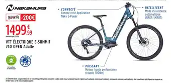 Intersport Vtt électrique e-summit offre