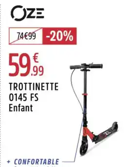 Intersport Trottinette 0145 fs enfant offre