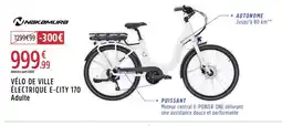 Intersport NAKAMURA Vélo de ville électrique e-city 170 offre