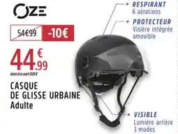 Intersport OZE Casque de glisse urbaine adulte offre