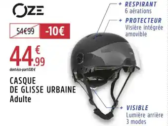 Intersport OZE Casque de glisse urbaine adulte offre